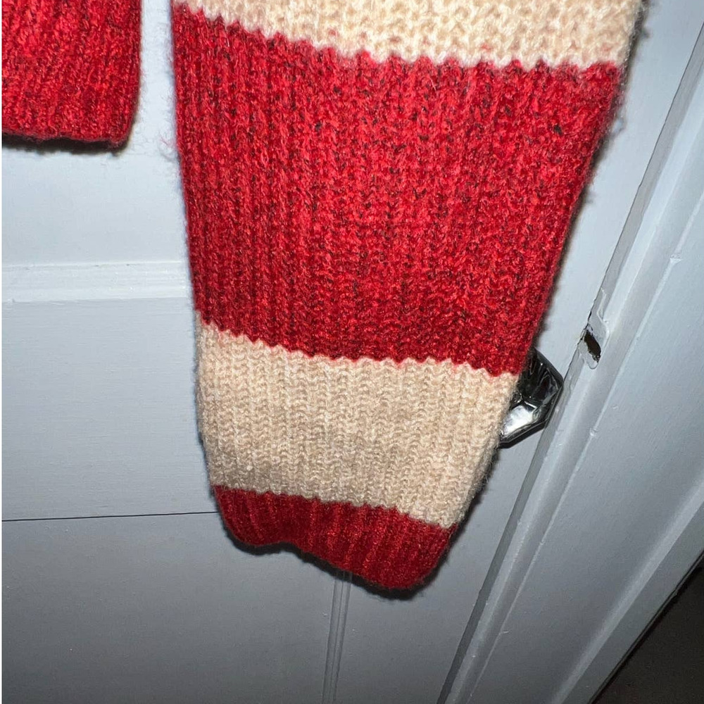 New American Eagle Rugby Striped Cardigan Sweater size M - Picture 5 of 6